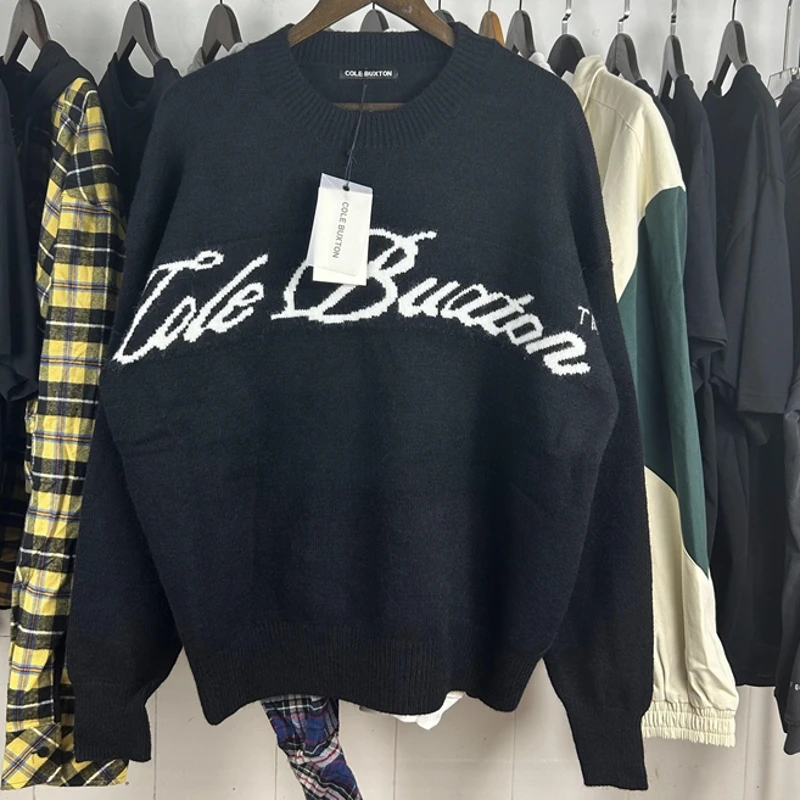 Black Cole Buxton Sweater Men Women Best Quality Long Sleeve Logo Knit Pullovers CB Sweaters
Black Cole Buxton Sweater Men Women Best Quality Long Sleeve Logo Knit Pullovers CB Sweaters