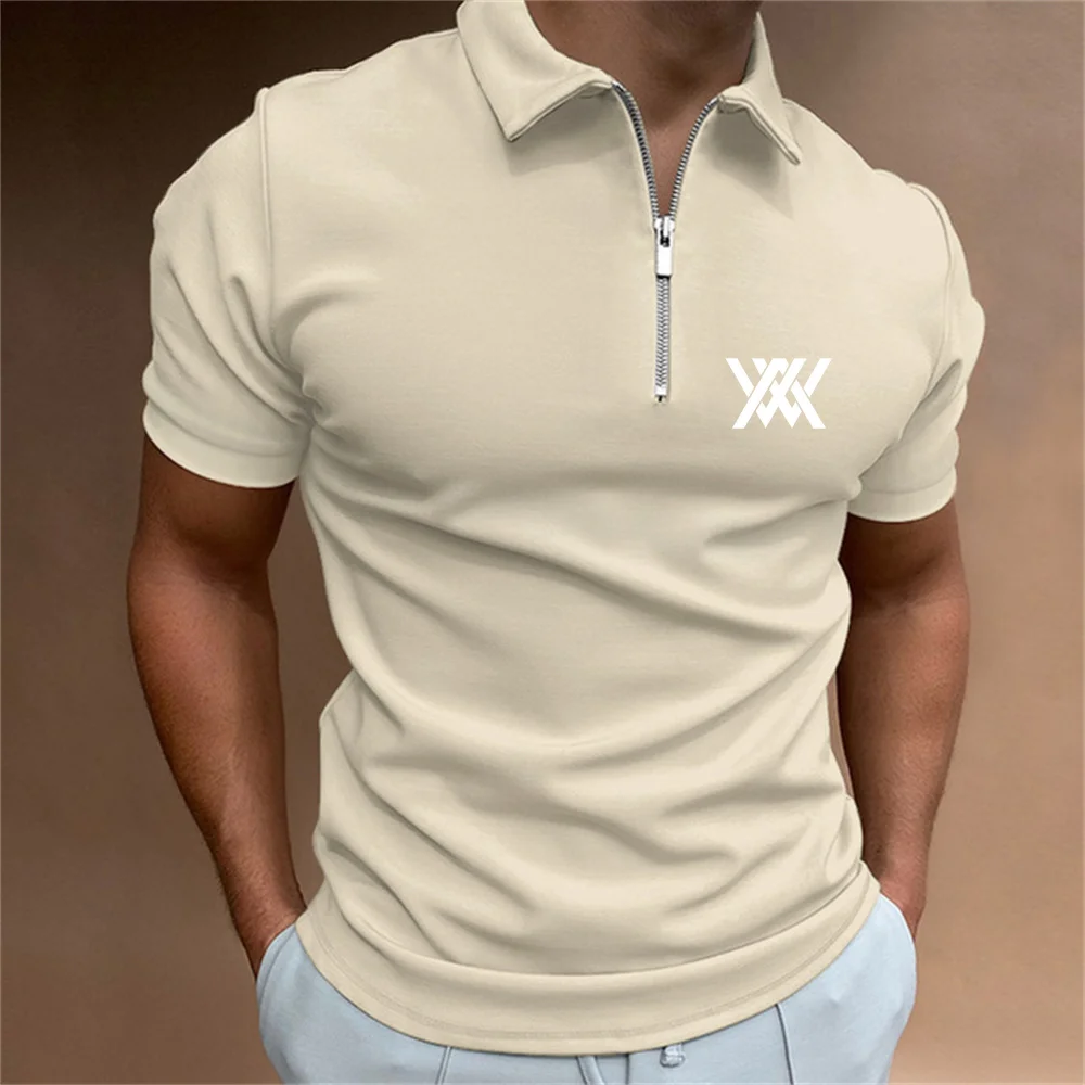 New Men's 3D T-shirt Zipper POLO Casual Polo Collar Short Sleeve Top Color Changing Logo Harajuku Pullover Golf Gown
New Men's 3D T-shirt Zipper POLO Casual Polo Collar Short Sleeve Top Color Changing Logo Harajuku Pullover Golf Gown