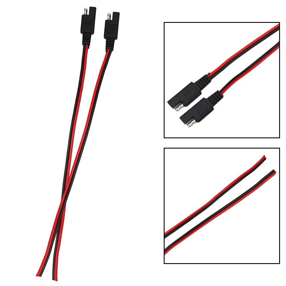 SAE Power Automotive Extension Cable 18AWG 30CM 2 Pin With SAE Connector Cable Quick Disconnect Extension Cable
SAE Power Automotive Extension Cable 18AWG 30CM 2 Pin With SAE Connector Cable Quick Disconnect Extension Cable