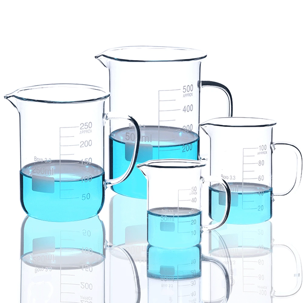 250 400 500 600 800 1000ml Graduated High Boro. Glass Beaker With Handle Labrotary Glassware Chemical Experiment
250 400 500 600 800 1000ml Graduated High Boro. Glass Beaker With Handle Labrotary Glassware Chemical Experiment