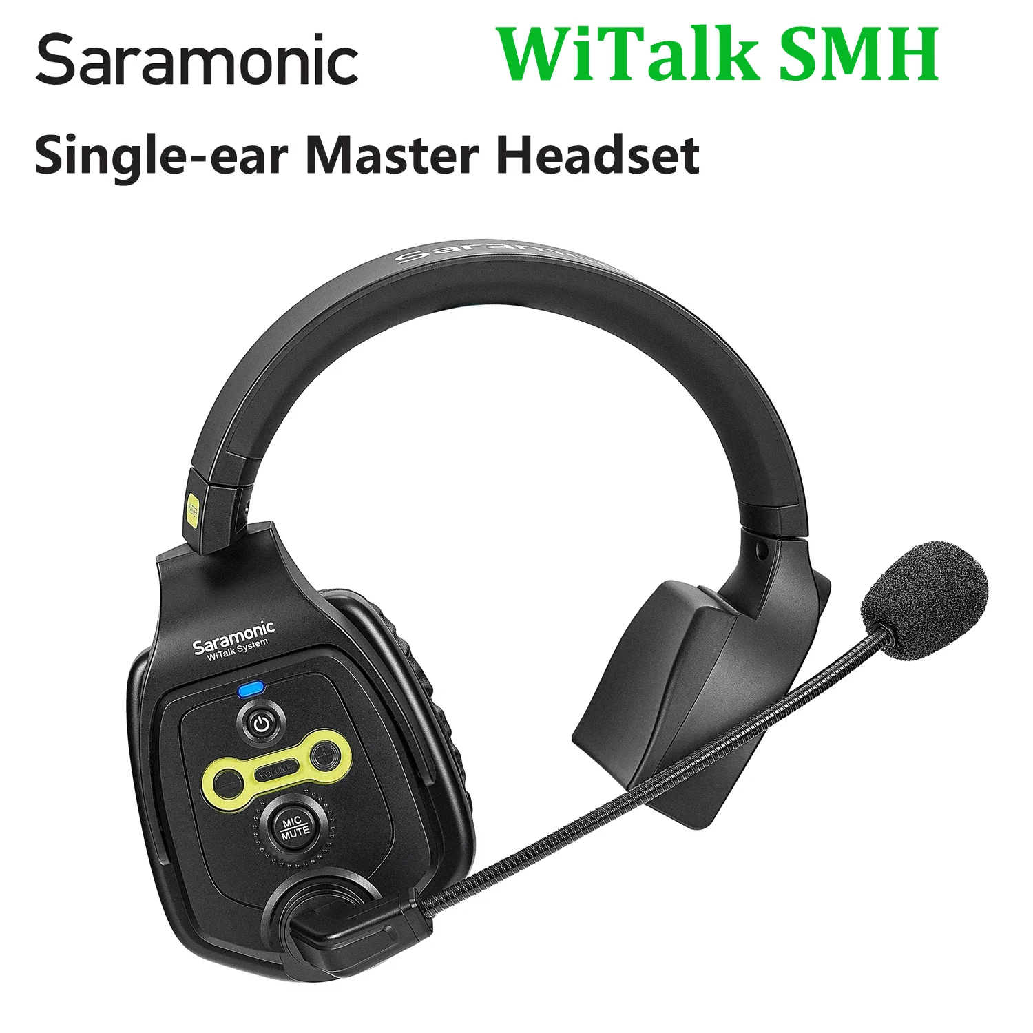 

Saramonic WiTalk SMH Single-ear Master Headset for WiTalk WTD/S Full-Duplex Communication Wireless Intercom Headsets Microphone