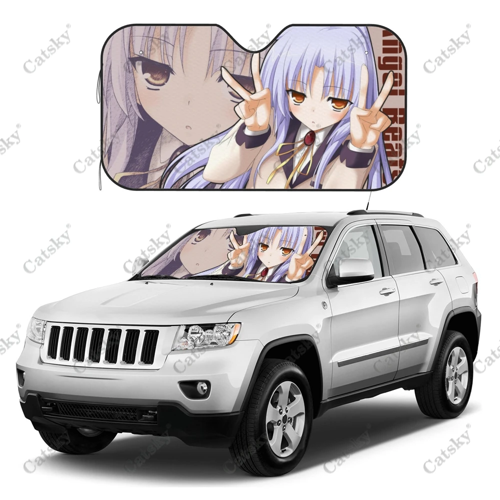 Anime Angel Beats Car Accessories Windshield Sunshade Funny Foldable Sunvisor Protector Sunshade for Car SUV Gift for Car Lover
Anime Angel Beats Car Accessories Windshield Sunshade Funny Foldable Sunvisor Protector Sunshade for Car SUV Gift for Car Lover