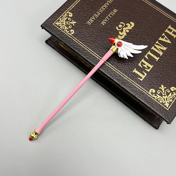 16cm Clow Form Sealing Wand Kinomoto Cardcaptor Sakura 일본 애니메이션 주변 장치 1:6 금속 무기 미니어처 공예 장난감 소녀 Dropshipping 도매 뜨거운 판매 선물 새로운 도착 선물 무료 배송 홈 장식 장식 공예 키 체인 컬렉션 1:6 인형 장비 액세서리 장난감 남자 아이 레트로 복제 미니어처 상품 이미지