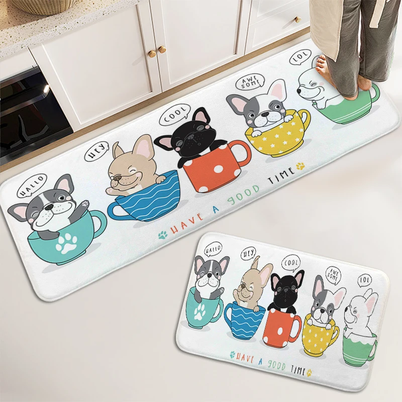 Kitchen Mat Non-slip Cute Cartoon Dog Carpet for Children's Room House Entrance Mat Modern Home Decoration Kitchen Accessories
Kitchen Mat Non-slip Cute Cartoon Dog Carpet for Children's Room House Entrance Mat Modern Home Decoration Kitchen Accessories
