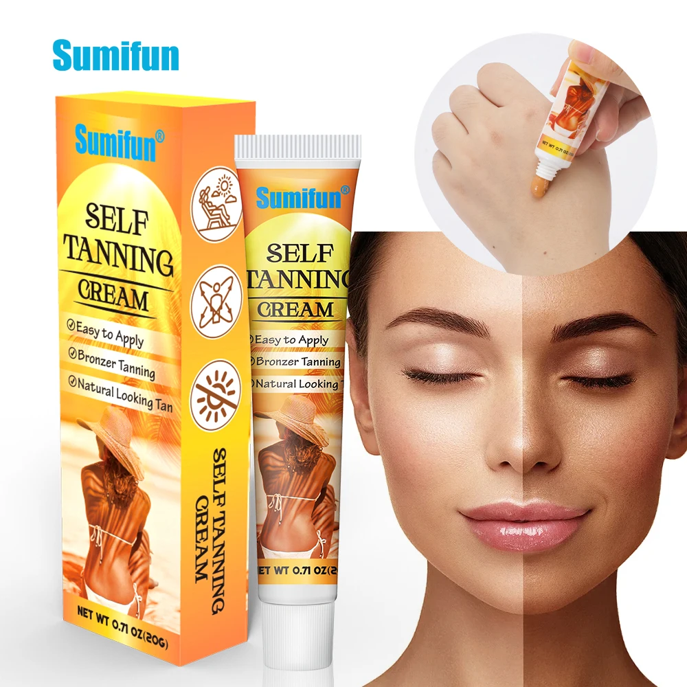 20g Self-Tanning Accelerator Powerful Brown Tanning Cream Quick Blackening Ointment Bronze Wheat Skin Body Beauty MassagePlaster
20g Self-Tanning Accelerator Powerful Brown Tanning Cream Quick Blackening Ointment Bronze Wheat Skin Body Beauty MassagePlaster