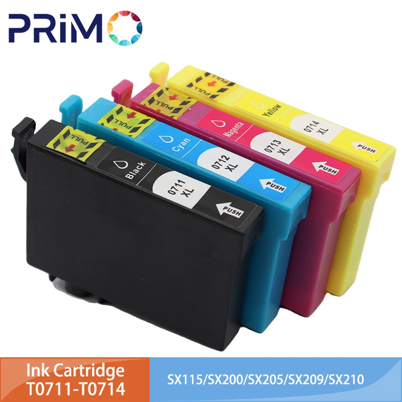 

T0711 T0712 T0713 T0714 T0715 Ink Cartridge for Epson Stylus DX4000 DX4050 DX4400 DX5000 DX4450 DX5050 DX6000 DX6050 SX110 SX215