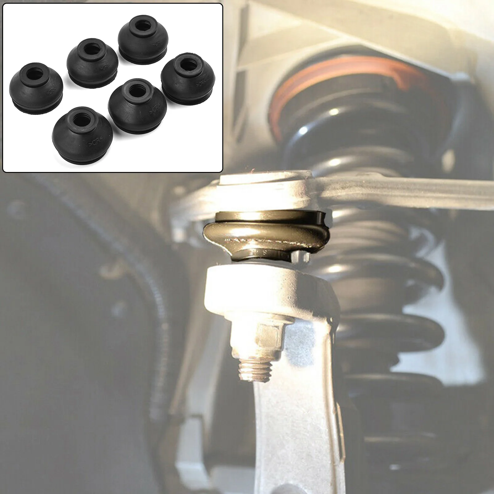 6pcs Multipack Universal Car Suspension Steering Ball Joint Rubber Dust Boot Cover Track Tie Turn Rods Ends Set Parts Accessorie
6pcs Multipack Universal Car Suspension Steering Ball Joint Rubber Dust Boot Cover Track Tie Turn Rods Ends Set Parts Accessorie
