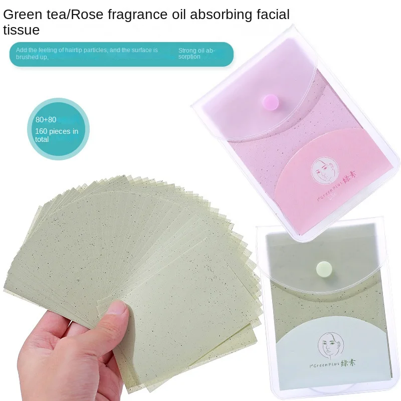 Oil Obsorbing Sheet Green Tea Rose Fragrance Facial Men and Women Oil Control Facial Cleansing Pores Summer Portable Makeup
Oil Obsorbing Sheet Green Tea Rose Fragrance Facial Men and Women Oil Control Facial Cleansing Pores Summer Portable Makeup