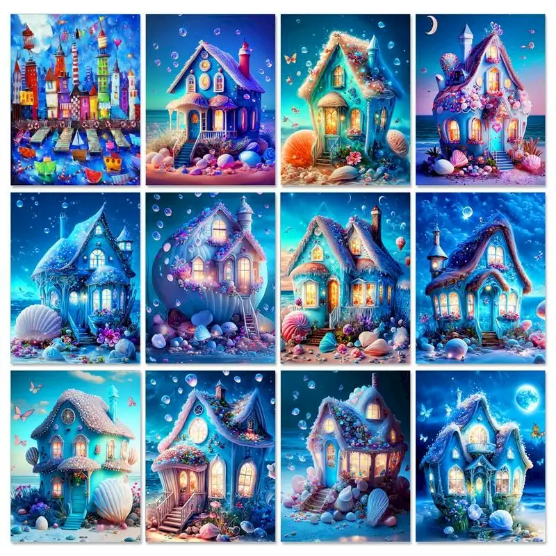GATYZTORY Decorative Painting By Number House For Adults Picture By Numbers Scenery On Canvas Paint For Painting Home Decoration
GATYZTORY Decorative Painting By Number House For Adults Picture By Numbers Scenery On Canvas Paint For Painting Home Decoration