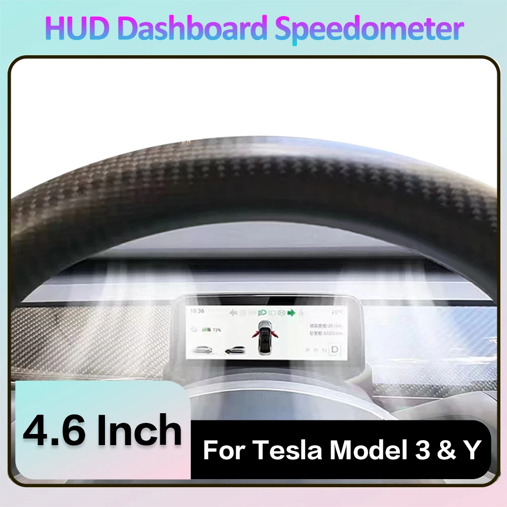 

4.6inch IPS HD Full 2.5D Screen Intelligent Dashboard For Tesla Model Y/ Model 3 Multi-information Display Cluster Instrument