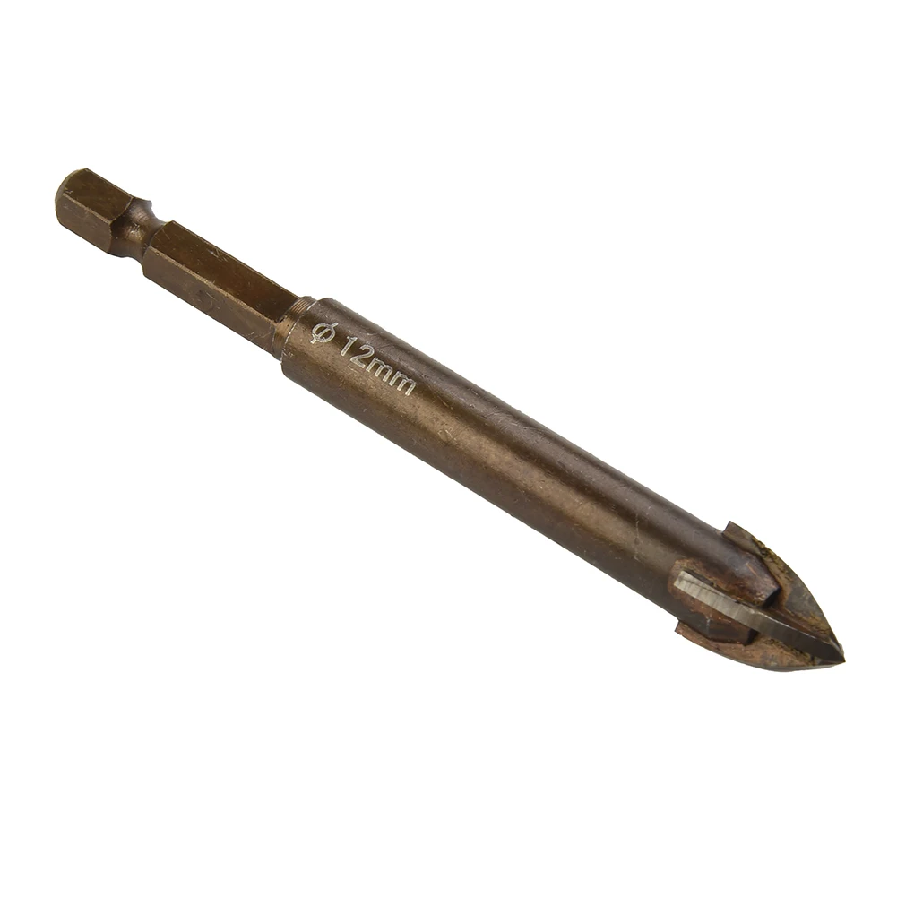 6pcs Titanium Ceramic Tile Glass Drill Bits Tungsten Carbide Cross Spear Head Glass/Ceramic/Wood 4/56/8/10/12mm Hex Drill Bit
6pcs Titanium Ceramic Tile Glass Drill Bits Tungsten Carbide Cross Spear Head Glass/Ceramic/Wood 4/56/8/10/12mm Hex Drill Bit