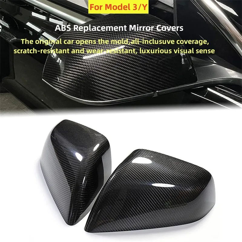 Tesla model 3 Y rearview mirror cover Carbon Fiber Rear View Mirror Decorative Shell Exterior Accessories ABS Sides Rearview
Tesla model 3 Y rearview mirror cover Carbon Fiber Rear View Mirror Decorative Shell Exterior Accessories ABS Sides Rearview