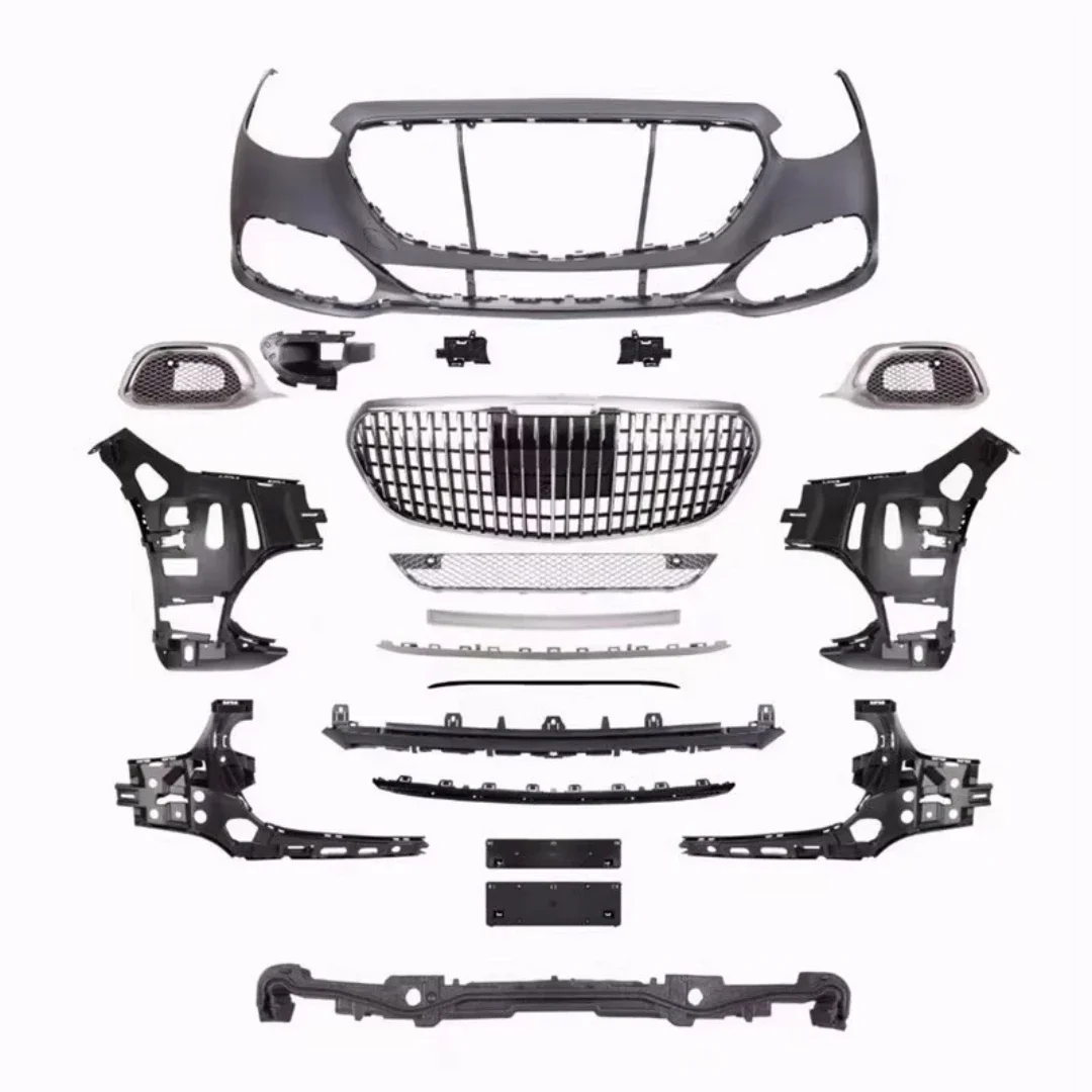 

Body Kit Front Bumper Grill Rear Lip Assembly for Mercedes-benz S-Class W223 S400 Modified Maybach S680 Kit Car Accessories