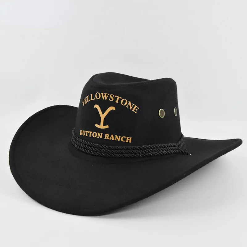 

Designer Brand Men's and Women's Four Seasons Curved Brim Cowboy Hat Jazz Cap Knight Gorras Para Hombres 모자 Кепка 골프모자