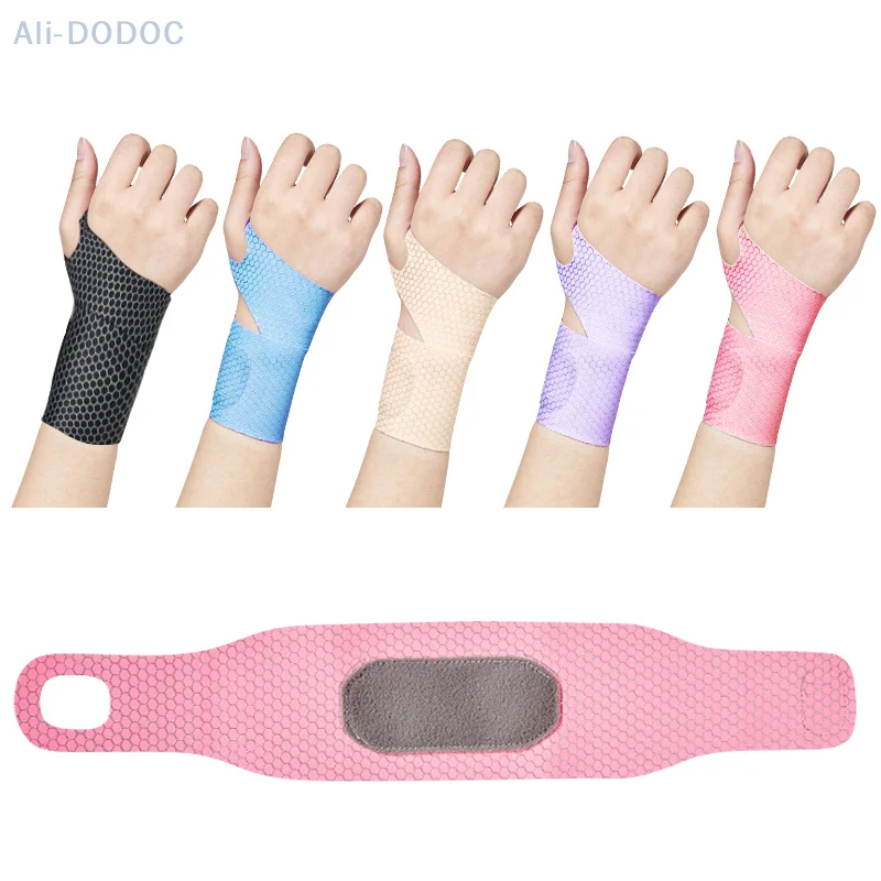 Adjustable Wristbands Safety Wrist Support Bracer Gym Sports Wristband Carpal Protector Breathable Injury Wrap Band Strap
Adjustable Wristbands Safety Wrist Support Bracer Gym Sports Wristband Carpal Protector Breathable Injury Wrap Band Strap