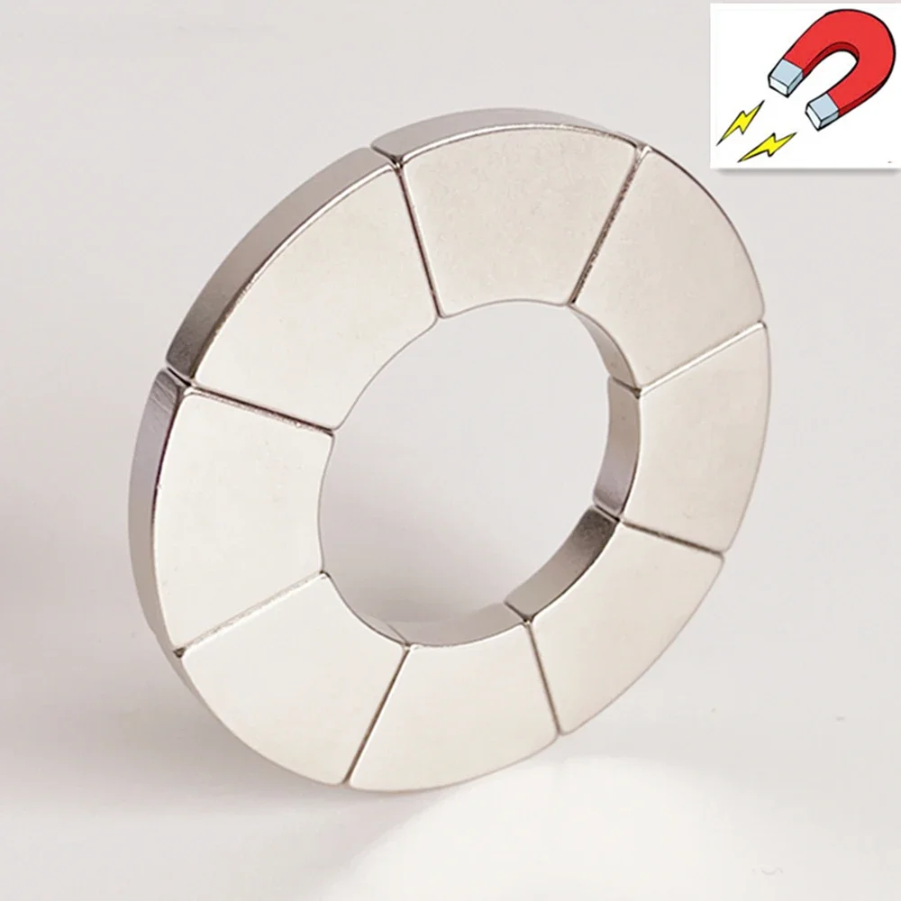 Super Strong Magnet Neodymium Magnets Rare Earth Magnetics Arc Neo Neodimio OR30xIR15.5xT5mm x45Deg. Segment Neo 8PCS/Pack
Super Strong Magnet Neodymium Magnets Rare Earth Magnetics Arc Neo Neodimio OR30xIR15.5xT5mm x45Deg. Segment Neo 8PCS/Pack