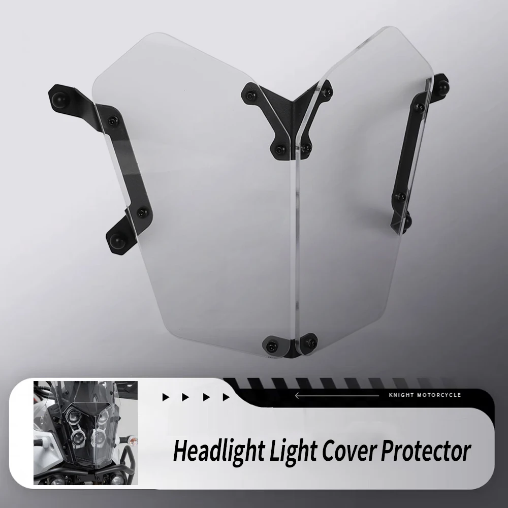 

Motorcycle Headlight Light Cover Protector Guard Acrylic For YAMAHA Tenere 700 Tenere700 XT700Z XT 700 Z 2019 - 2024 2023 2022