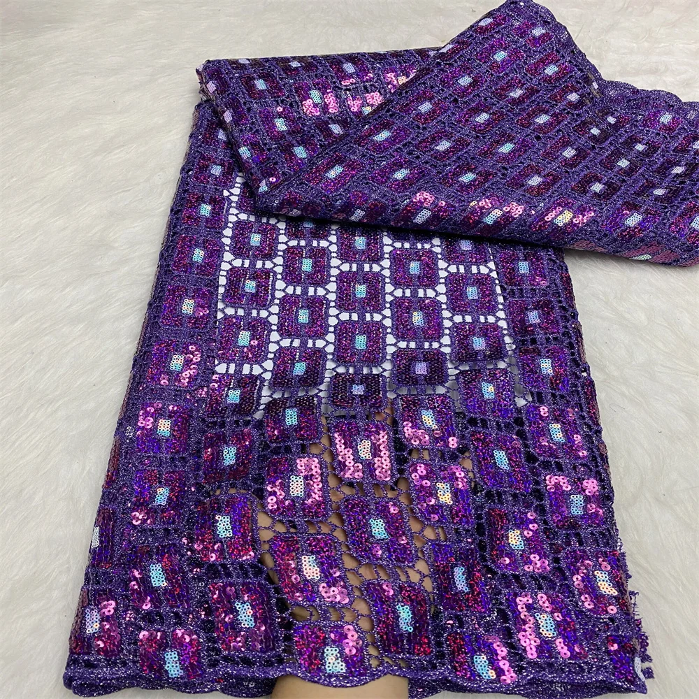 Sequins 2023 African Lace Fabric Tulle Lace Fabric High Quality Nigerian Lace For Women Wedding Party Dress fy-0205
Sequins 2023 African Lace Fabric Tulle Lace Fabric High Quality Nigerian Lace For Women Wedding Party Dress fy-0205