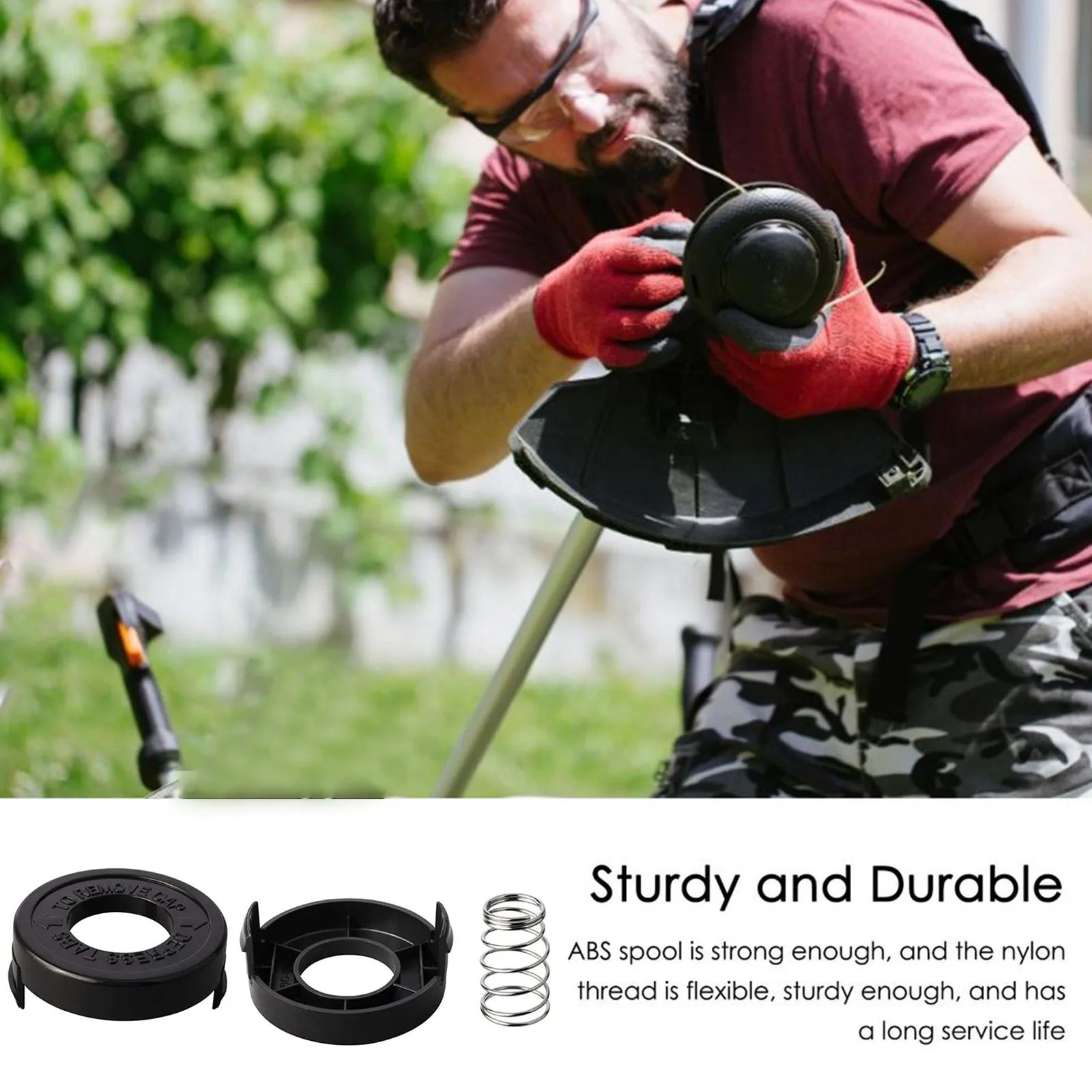 High-quality Cap Cover 2 Pcs 68237-02 682378-02 For Black&Decker ST4500 For ST1000 ST4000 ST4500 Lawn Mower Kit
High-quality Cap Cover 2 Pcs 68237-02 682378-02 For Black&Decker ST4500 For ST1000 ST4000 ST4500 Lawn Mower Kit