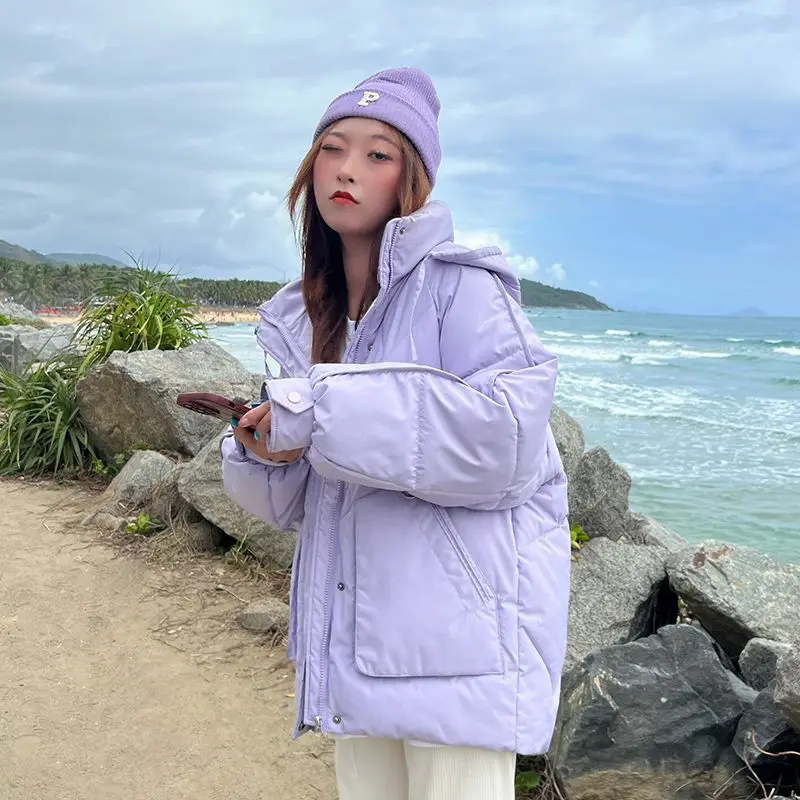 2023 New Women Down Cotton Coat Winter Jacket Female Short Parkas Loose Thick Warm Outwear Hooded Leisure Time Slim Fit Overcoat
2023 New Women Down Cotton Coat Winter Jacket Female Short Parkas Loose Thick Warm Outwear Hooded Leisure Time Slim Fit Overcoat