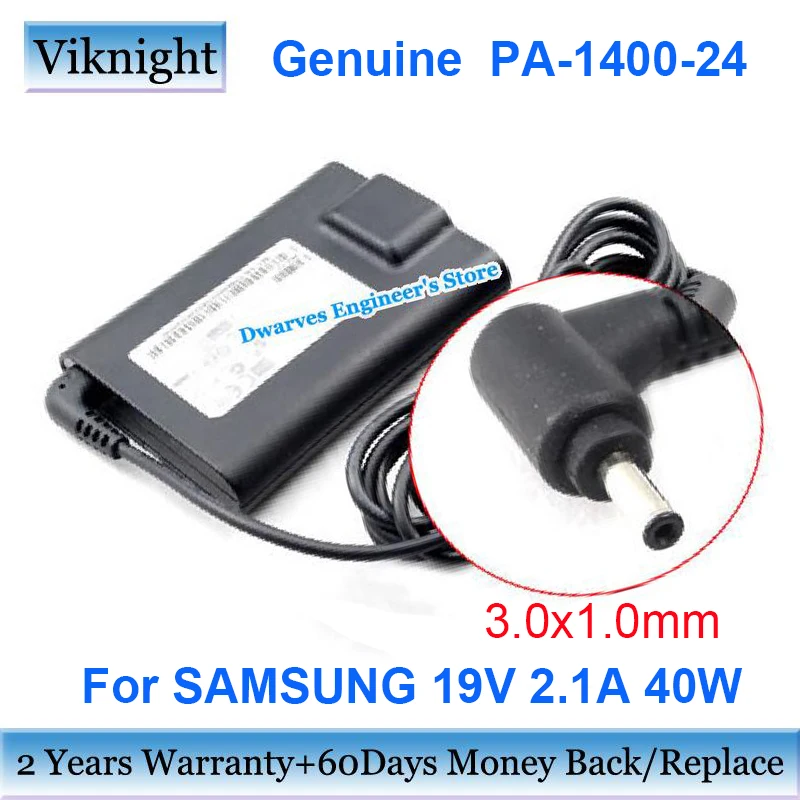 

Genuine PA-1400-24 AC Adapter 19V 2.1A 40W Charger For Samsung Series 9 NP900X1B NP900X4C NP900X3A NP900X3E NP900X4D AA-PA2N40L