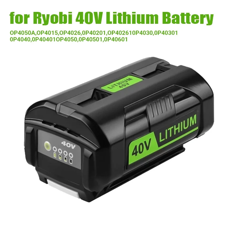 40V 6000MAH lithium-ion batteries For Ryobi series wireless power tools OP4040 OP4026 OP4030 OP4050 OP4060A OP40201 OP40301
40V 6000MAH lithium-ion batteries For Ryobi series wireless power tools OP4040 OP4026 OP4030 OP4050 OP4060A OP40201 OP40301
