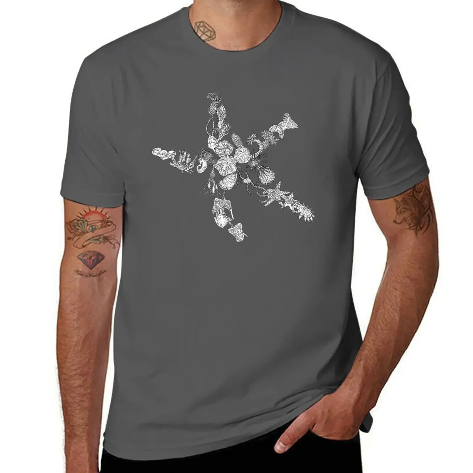 

Ambulacraria - Echinodermata - Starfish - Evolution T-shirt sports fans Aesthetic clothing black t-shirts for men