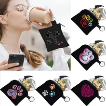 2022 Women's Coin Purse Footprint Print Pattern Collection Key Storage Bag Small Object Ring Buckle Zipper Black Canvas Mini
2022 Women's Coin Purse Footprint Print Pattern Collection Key Storage Bag Small Object Ring Buckle Zipper Black Canvas Mini