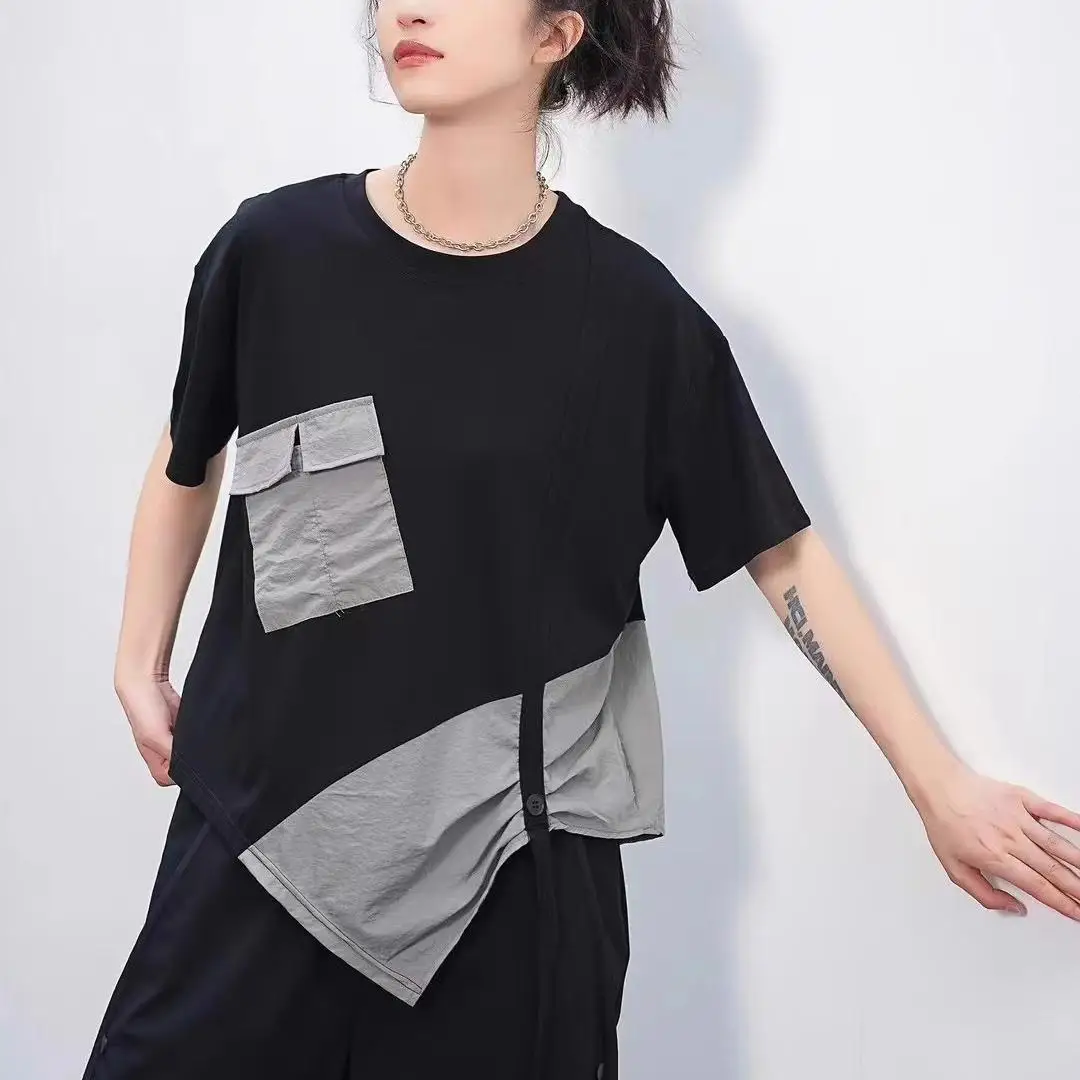 Dimanaf 2024 New Plus Size Summer Women Hoodies & Sweatshirts Short Sleeve Patchwork Loose White O-Neck Basic Tops T-Shirt New
Dimanaf 2024 New Plus Size Summer Women Hoodies & Sweatshirts Short Sleeve Patchwork Loose White O-Neck Basic Tops T-Shirt New