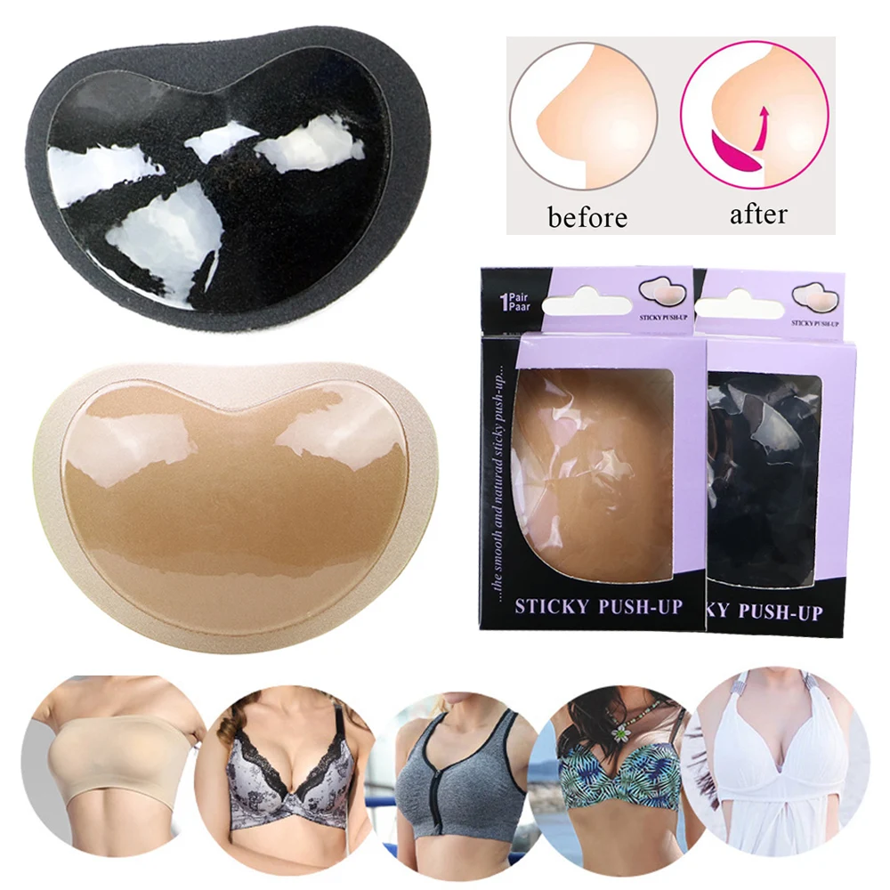1Pair Invisible Silicone Bra Swimsuit Bikini Pad Paste Small Bust Enhancer Thicker Push Up Padding Self-adhesive Insert Pads
1Pair Invisible Silicone Bra Swimsuit Bikini Pad Paste Small Bust Enhancer Thicker Push Up Padding Self-adhesive Insert Pads