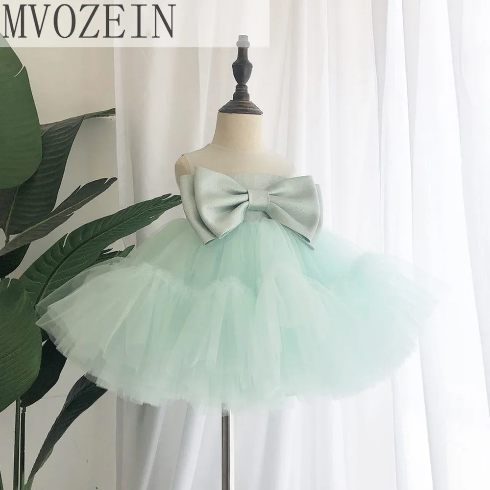 Mvozein Mint Green Flower Girl Dress Tulle Puffy Princess Dress Bow Net Communion Dress Girl Wedding Party Dress Girl's Gown
Mvozein Mint Green Flower Girl Dress Tulle Puffy Princess Dress Bow Net Communion Dress Girl Wedding Party Dress Girl's Gown