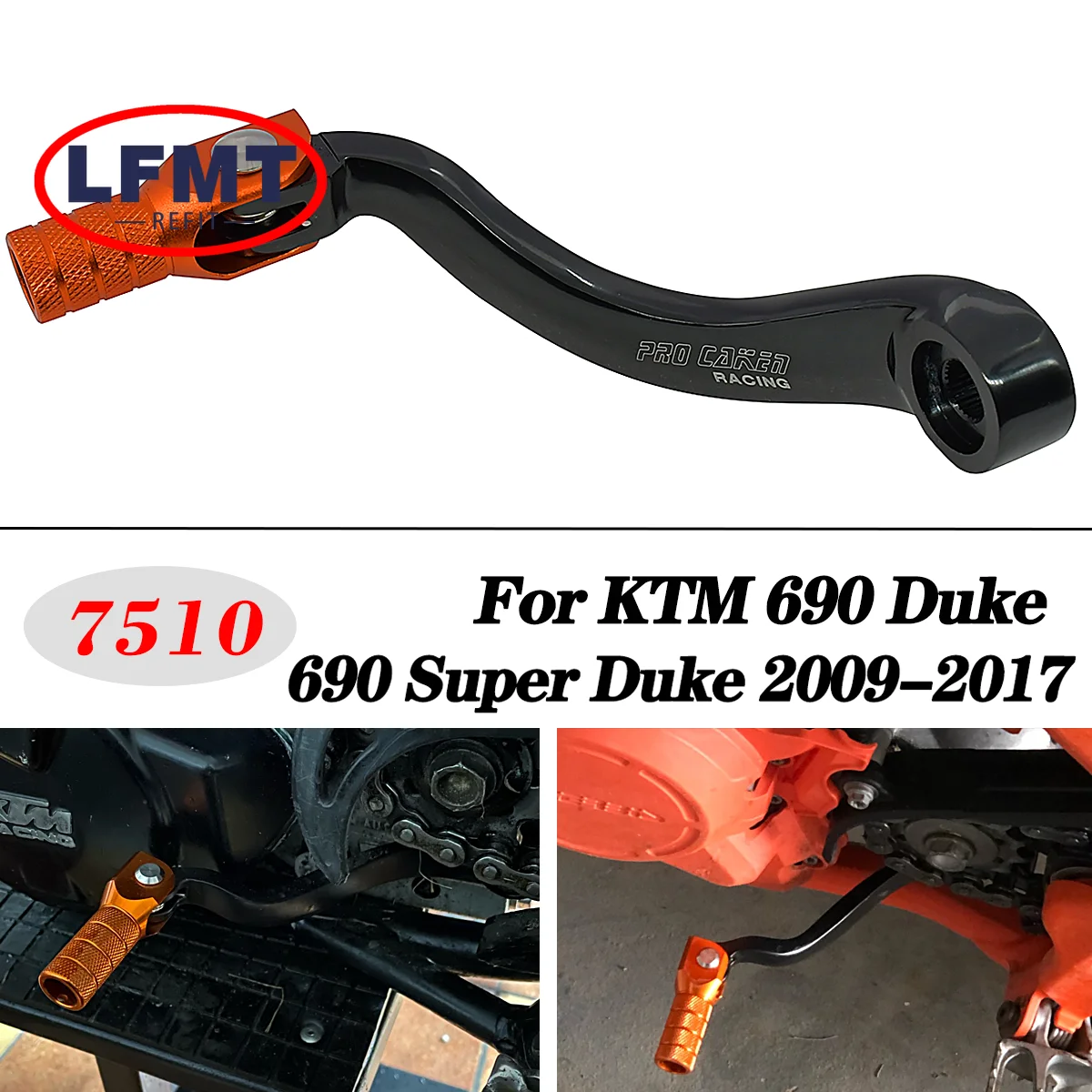 Motorcycle CNC Aluminum Billet Gear Shifter Shift Lever For KTM 690Duke 690 Super Duke 2009-2017 Motocross Enduro Dirt Bike
Motorcycle CNC Aluminum Billet Gear Shifter Shift Lever For KTM 690Duke 690 Super Duke 2009-2017 Motocross Enduro Dirt Bike