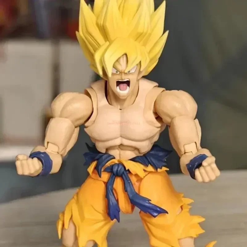 

Bandai Dragon Ball S.H.Figuarts Goku Trunks Vegeta Anime Figure Goku Kakarot Torankusu Kit Super Saiyan Frieza Action Toy Gifts