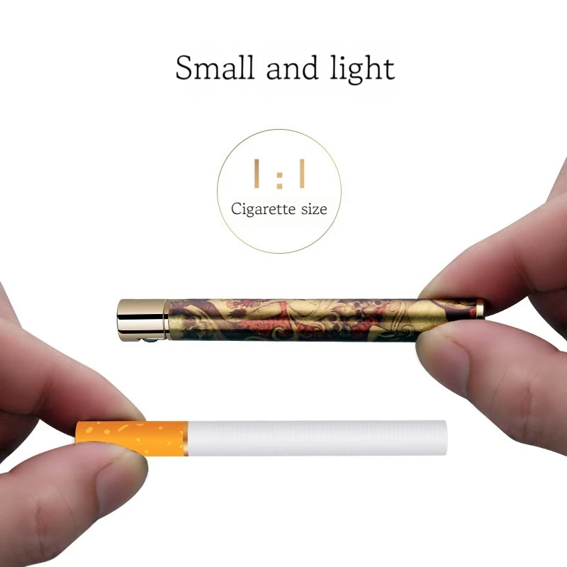 Creative Metal Lighter USB Inflatable Compact Mini Open Flame Grinding Wheel Personalized Outdoor Kitchen Portable Men's Gife
Creative Metal Lighter USB Inflatable Compact Mini Open Flame Grinding Wheel Personalized Outdoor Kitchen Portable Men's Gife