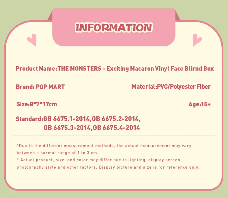LABUB 1.0 Sweet Macaron Series-POP MART: 100% Genuine Figure, Blind Box, Sweet Theme, Collecting/Gifting, Hot Trend! LABUB 1.0 Sweet Macaron Series-POP MART: 100% Genuine Figure, Blind Box, Sweet Theme, Collecting/Gifting, Hot Trend!