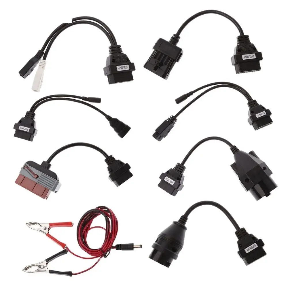 

1 Set / 8Pcs OBD OBDII OBD2 Cables For Ds-150 Cars Diagnostic Interface Scanner Scan Tool Drop Shipping