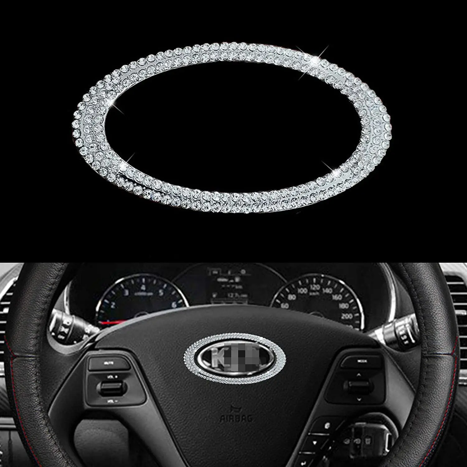 Эмблема рулевого колеса автомобиля для Kia K2 K3 K5 KX RIO 5 Sportage Ceed Forte Sorento Cerato Soul Venga Optima |