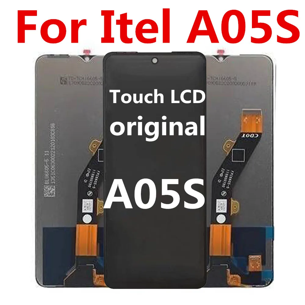 

6.6 " Original Black For Itel A05S LCD Display Touch Screen Digitizer Panel Assembly Replacement