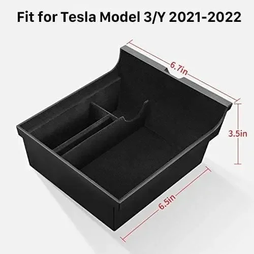 For 2021-2023 Tesla Model 3/Y Interior Accessories Flocked Armrest Hidden Cubby Drawer Storage Box with Coin and Sunglass Holder
For 2021-2023 Tesla Model 3/Y Interior Accessories Flocked Armrest Hidden Cubby Drawer Storage Box with Coin and Sunglass Holder