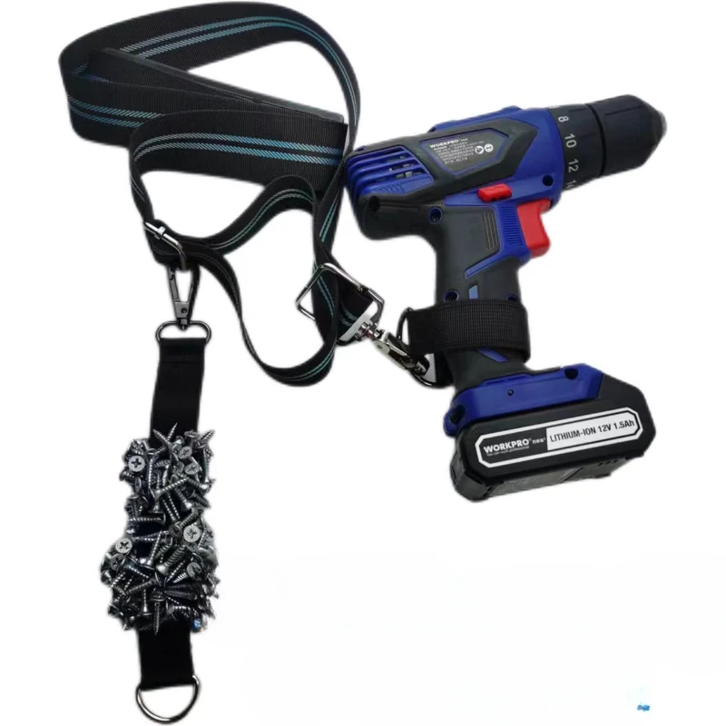 Electric Wrench Strap Universal Waist Bag Strap Construction Site Special Woodworking Adjustable Safety Professional Tool Belt
Electric Wrench Strap Universal Waist Bag Strap Construction Site Special Woodworking Adjustable Safety Professional Tool Belt