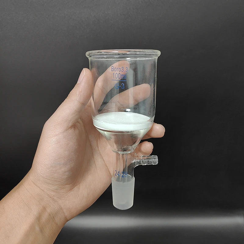 Filtration funnel,with grinding mouth sand board,Capacity 100mL,Joint 24/29,Sand board G1/G2/G3/G4/G5/G6,Bush funnel,sand board
Filtration funnel,with grinding mouth sand board,Capacity 100mL,Joint 24/29,Sand board G1/G2/G3/G4/G5/G6,Bush funnel,sand board