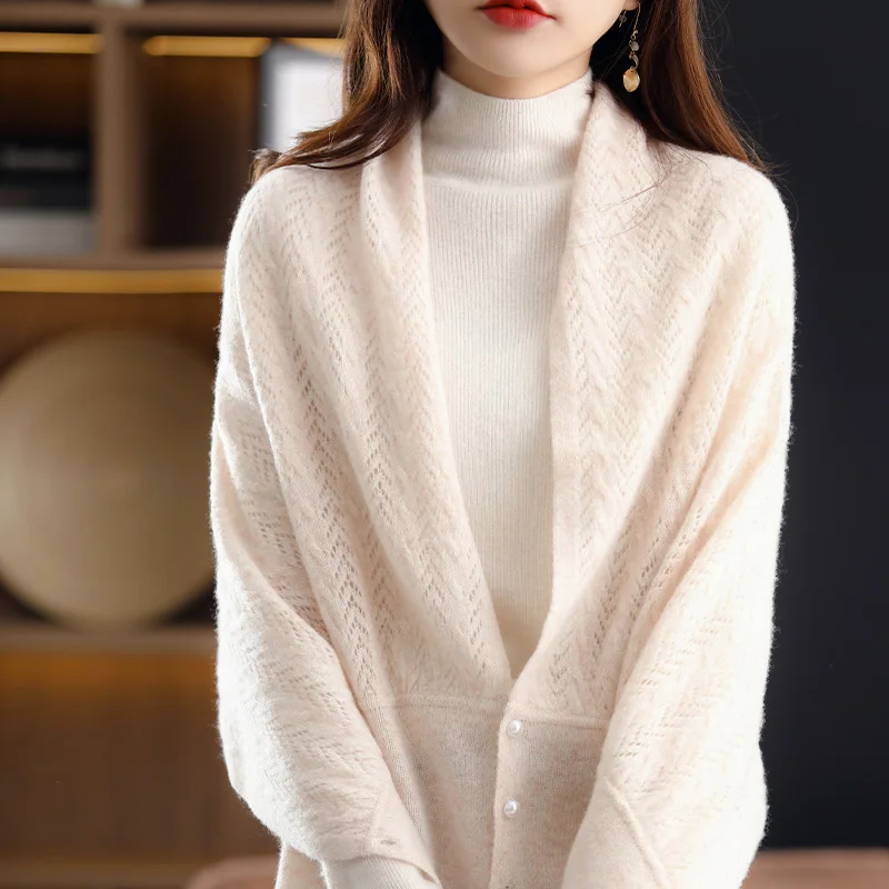 High-End Wool Shawl Scarf Dual-Purpose Women's Fashion Cardigan Autumn And Winter New Warm Scarf Knitted Outer Wear Female
High-End Wool Shawl Scarf Dual-Purpose Women's Fashion Cardigan Autumn And Winter New Warm Scarf Knitted Outer Wear Female