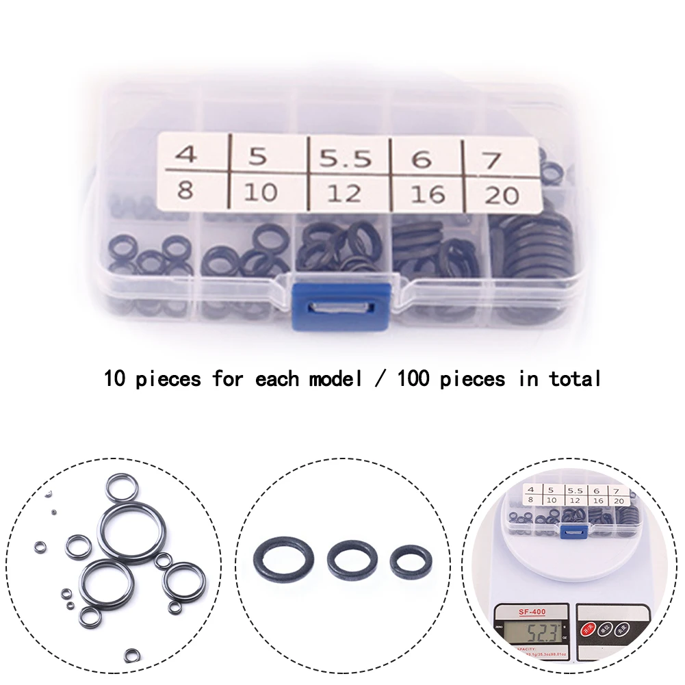 100pcs Rod Guide Ring/Box Round Connector Rig Ring O Rings 4/5/5.5/6/7/8/10/12/16/20# Ceramic Black Fishing Accessories
100pcs Rod Guide Ring/Box Round Connector Rig Ring O Rings 4/5/5.5/6/7/8/10/12/16/20# Ceramic Black Fishing Accessories