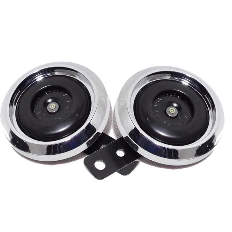 

12V Universal Electric Horn of 125cc-600cc Motorcycles Dirtbike E-Bike Electronic Trumpet Bell High/Low Double Sound Speakers