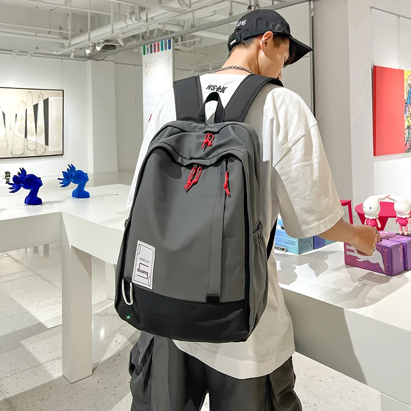 School bag male college student large capacity travel backpack casual computer bag high school student backpack
School bag male college student large capacity travel backpack casual computer bag high school student backpack