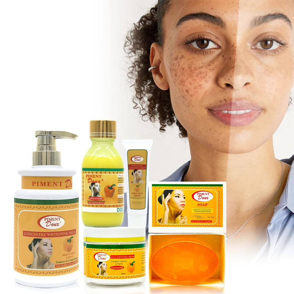 Yellow Pepper Whitening Skincare Set Remove Pigmentation Sunburn Even Skin Tone Whitening Brightening Original Skincare Product
Yellow Pepper Whitening Skincare Set Remove Pigmentation Sunburn Even Skin Tone Whitening Brightening Original Skincare Product