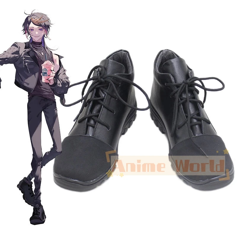 

Virtual YouTuber Nijisanji Luxiem Shu Yamino Sakura Bloom Cosplay Shoes Halloween Carnival Boots Custom Made