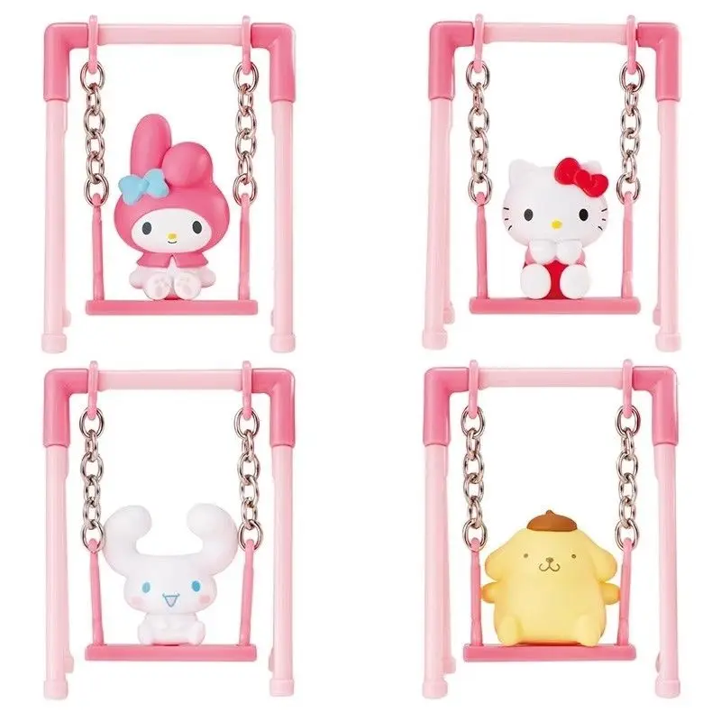 Кавайная качели Sanrio Gacha Hello Kitty Kuromi My melody детская игрушка милая мультяшная Модель Кукла Аниме персонаж детский подарок
Кавайная качели Sanrio Gacha Hello Kitty Kuromi My melody детская игрушка милая мультяшная Модель Кукла Аниме персонаж детский подарок