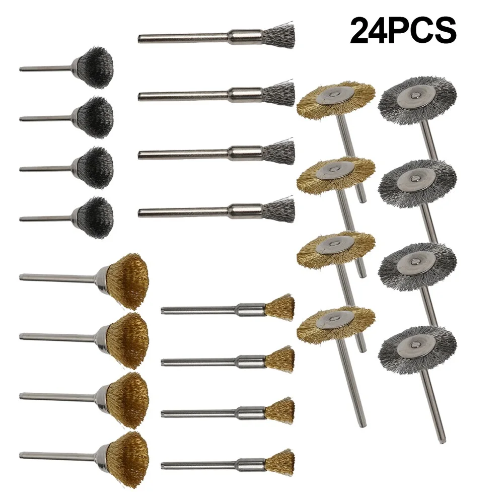 Wire Brush Brass Brush 24PCS Abrasive Block Die Grinder Polishing Removal Brush Rotary Tools For Metal And Nonmetal
Wire Brush Brass Brush 24PCS Abrasive Block Die Grinder Polishing Removal Brush Rotary Tools For Metal And Nonmetal
