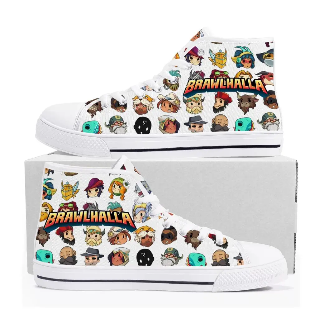 Brawlhalla High Top Sneakers Hot Cartoon Game Mens Womens Teenager High Quality Fashion Canvas Shoes Casual Tailor Made Sneaker
Brawlhalla High Top Sneakers Hot Cartoon Game Mens Womens Teenager High Quality Fashion Canvas Shoes Casual Tailor Made Sneaker